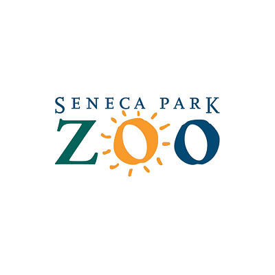 Seneca Park Zoo of Rochester, NY case study including images of graphic design work for posters, invitations, and brochures 