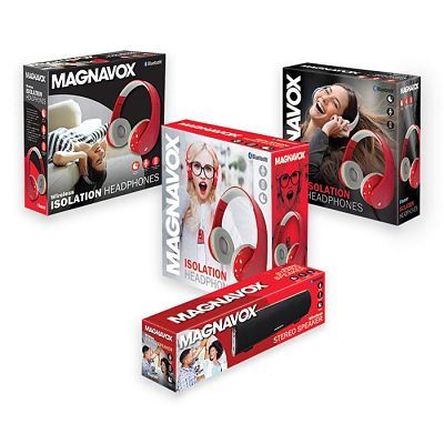 Magnavox Headphones Package Design
